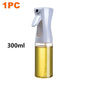 200/300/500m LOil Spray Plastic Household Kitchen Oil Spray Bottle or Oil Brush Nebulizing Mist Filling Cooking Dual Use BBQ